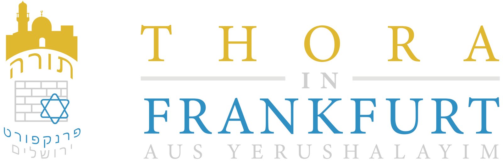 Thora in Frankfurt aus Yerushalayim Logo