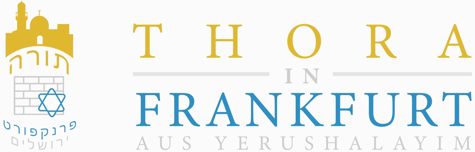 Thora in Frankfurt aus Yerushalayim Logo